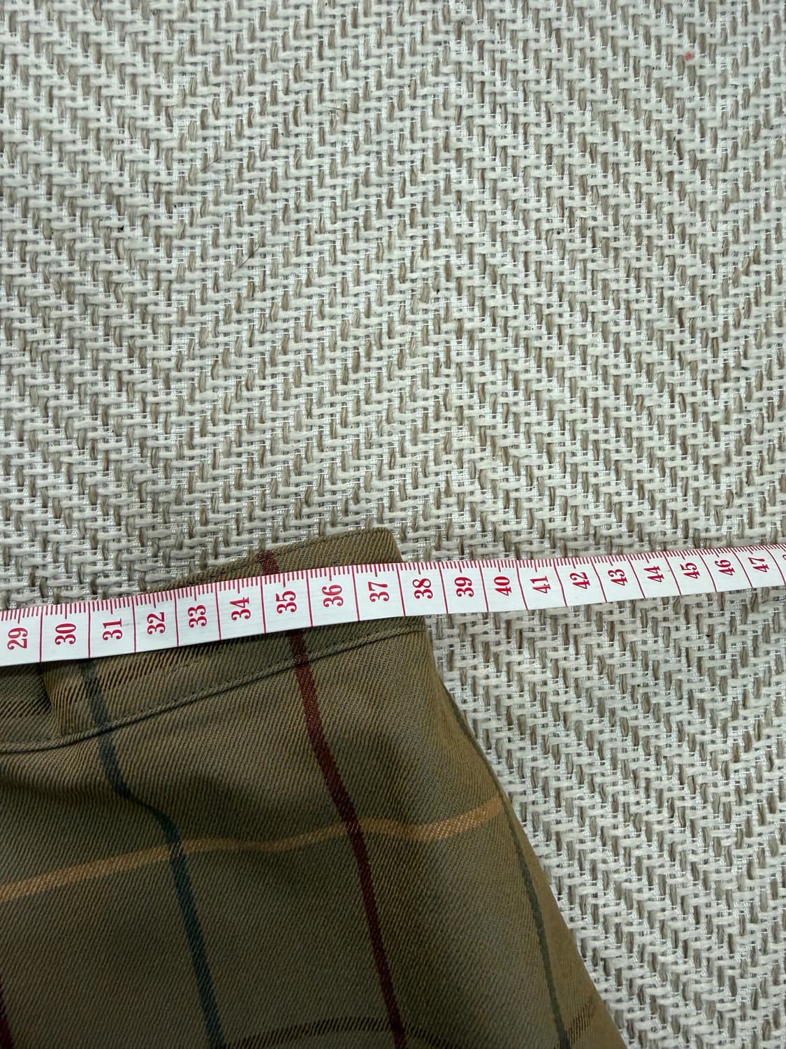 정품) 버버리 체크 패턴 스커트 28 상품이미지9