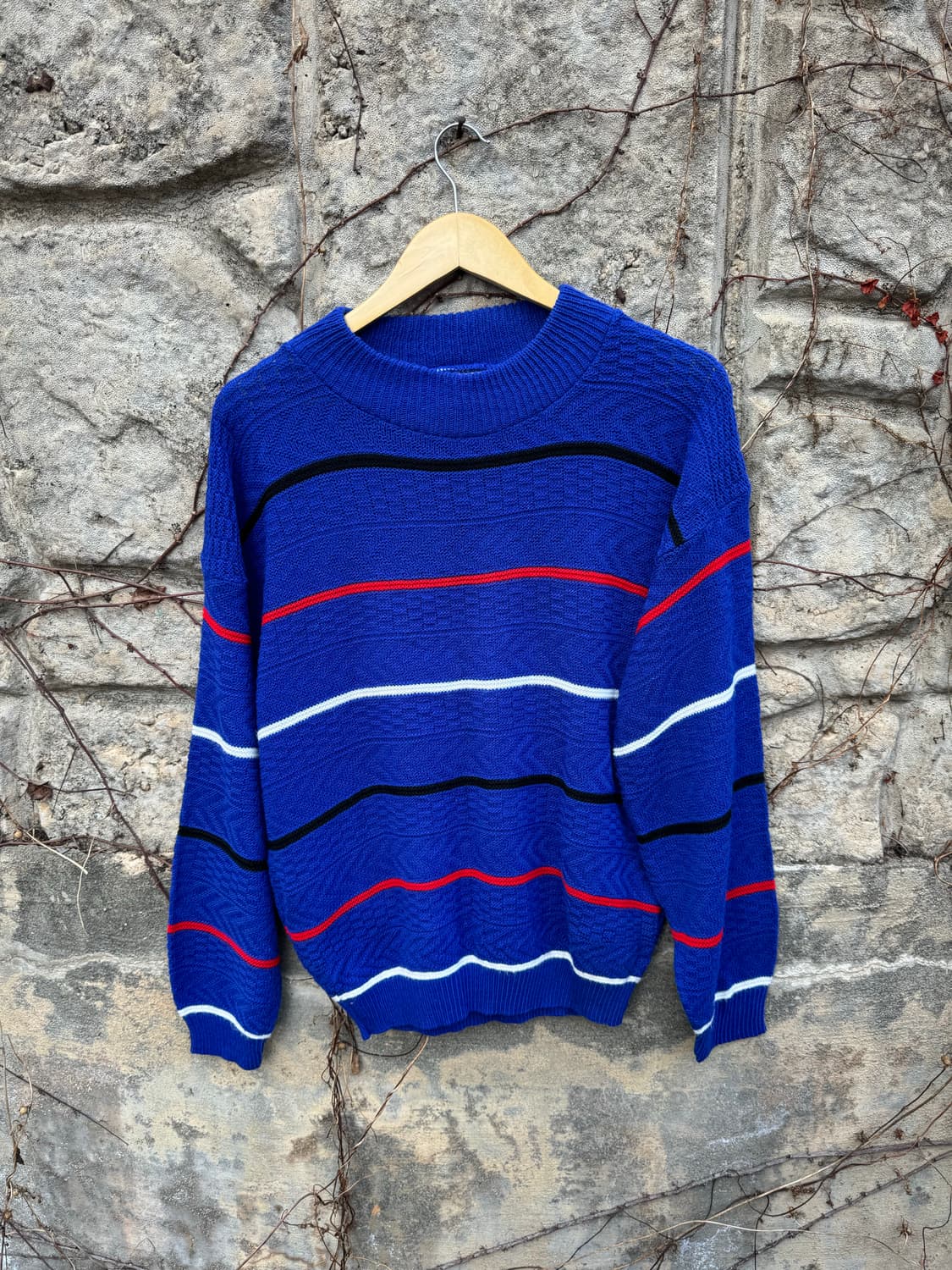 90s 아메리칸 프라이드 빈티지 아크릴 스트라이프 니트 m 상품이미지1