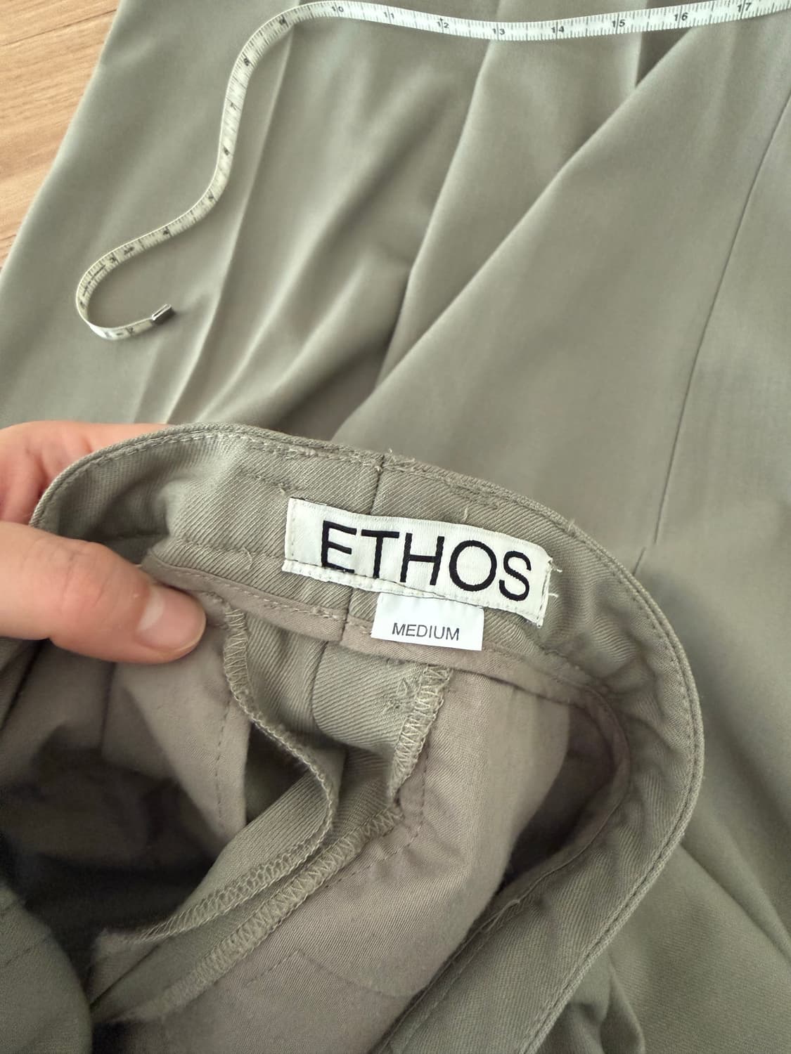 에토스 플레인 핀턱 트라우저 M 상품이미지4