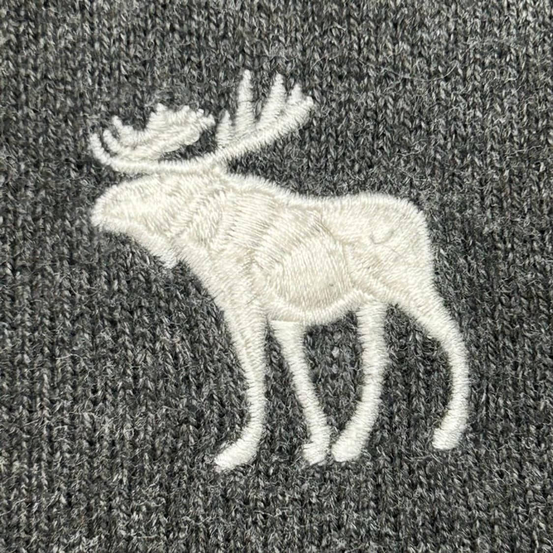 ABERCROMBIE & FITCH 다크그레이 캐시미어 브이넥 니트 S 상품이미지2