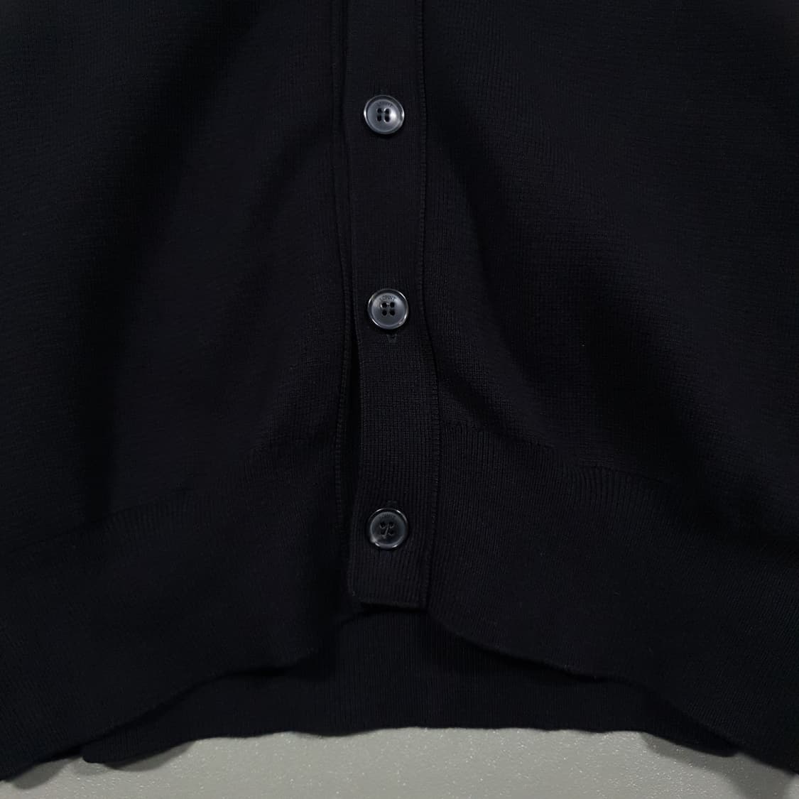 론트 X 깡 스타일리스트 한정판 콜라보 파인 코튼 가디건 블랙 XL 상품이미지6