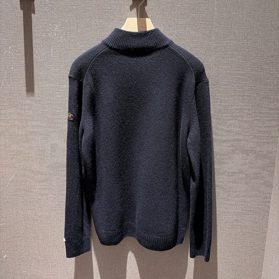 (정품/새상품) 폴앤샤크 남성 네이비 하프집업 울 니트 상품이미지5
