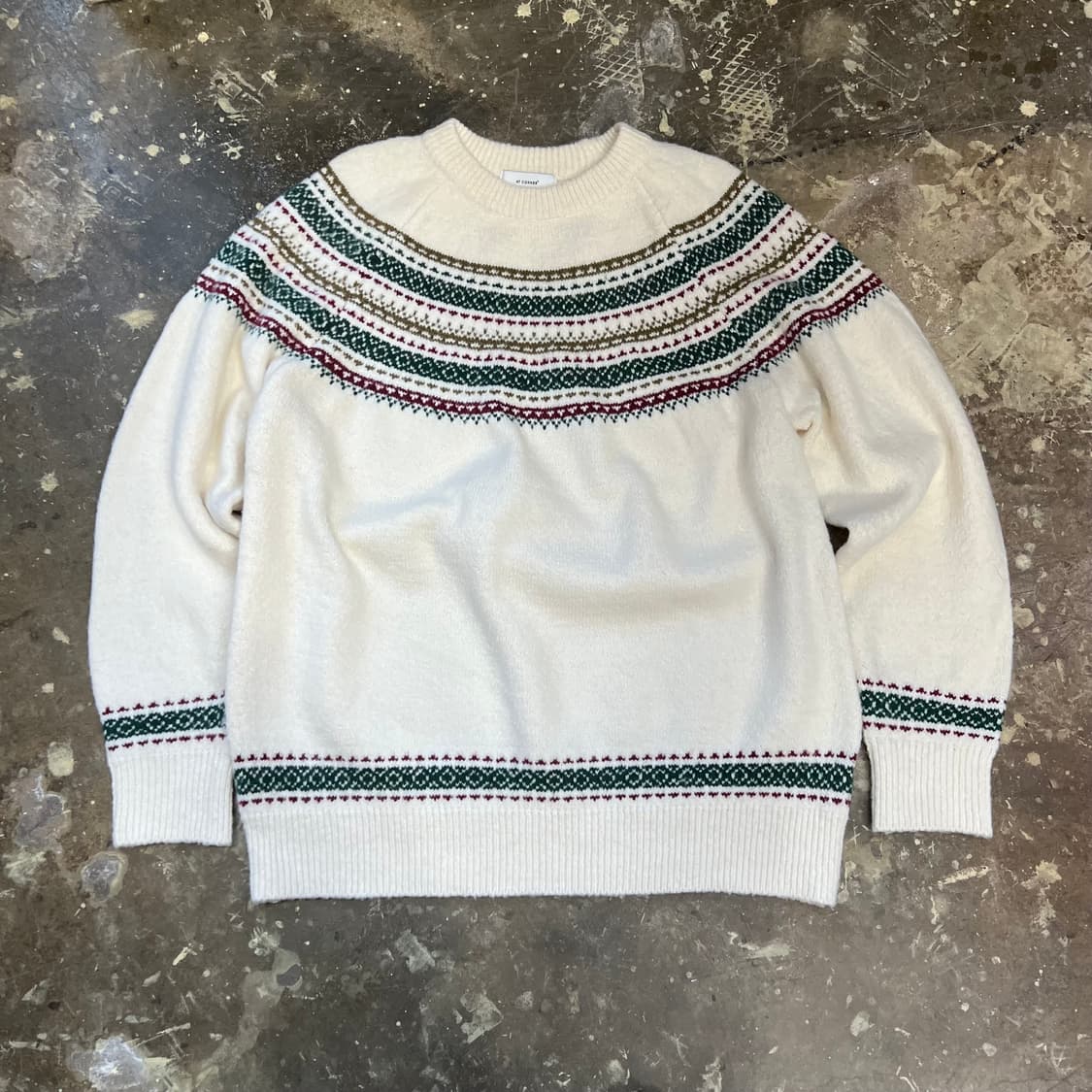 F) 앳코너 페어아일 패턴 니트 스웨터 노르딕 스웨터 상품이미지1