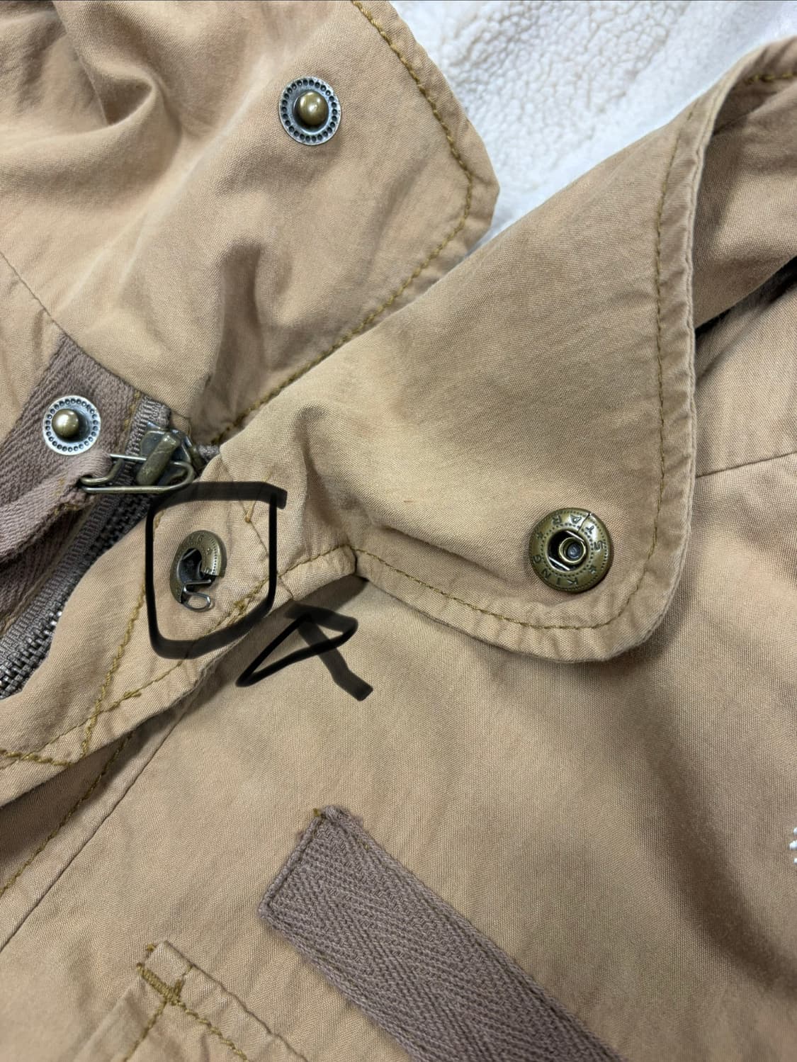 썰스데이 아일랜드 양털 야상 상품이미지6