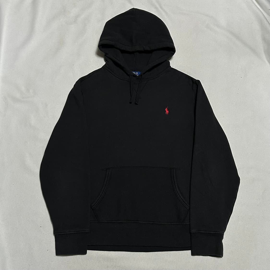 L 폴로랄프로렌 블랙 기모 후드티 상품이미지2