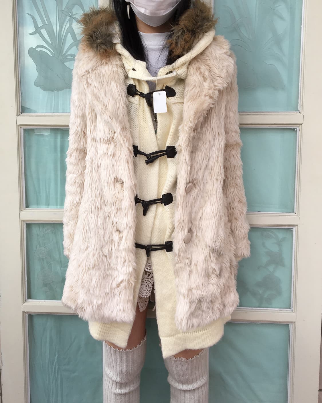 Fake fur coat 상품이미지1