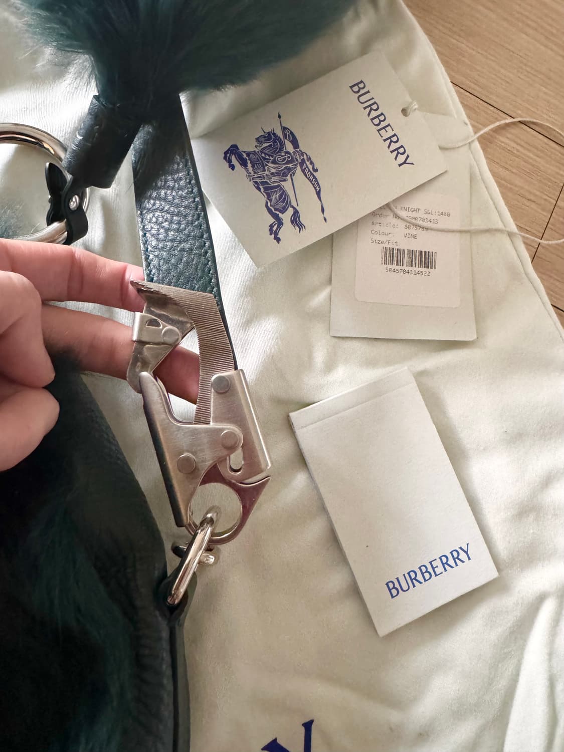 새상품 정품 버버리 정가480만원 나이트 백 가방 숄더백 핸드백 상품이미지10