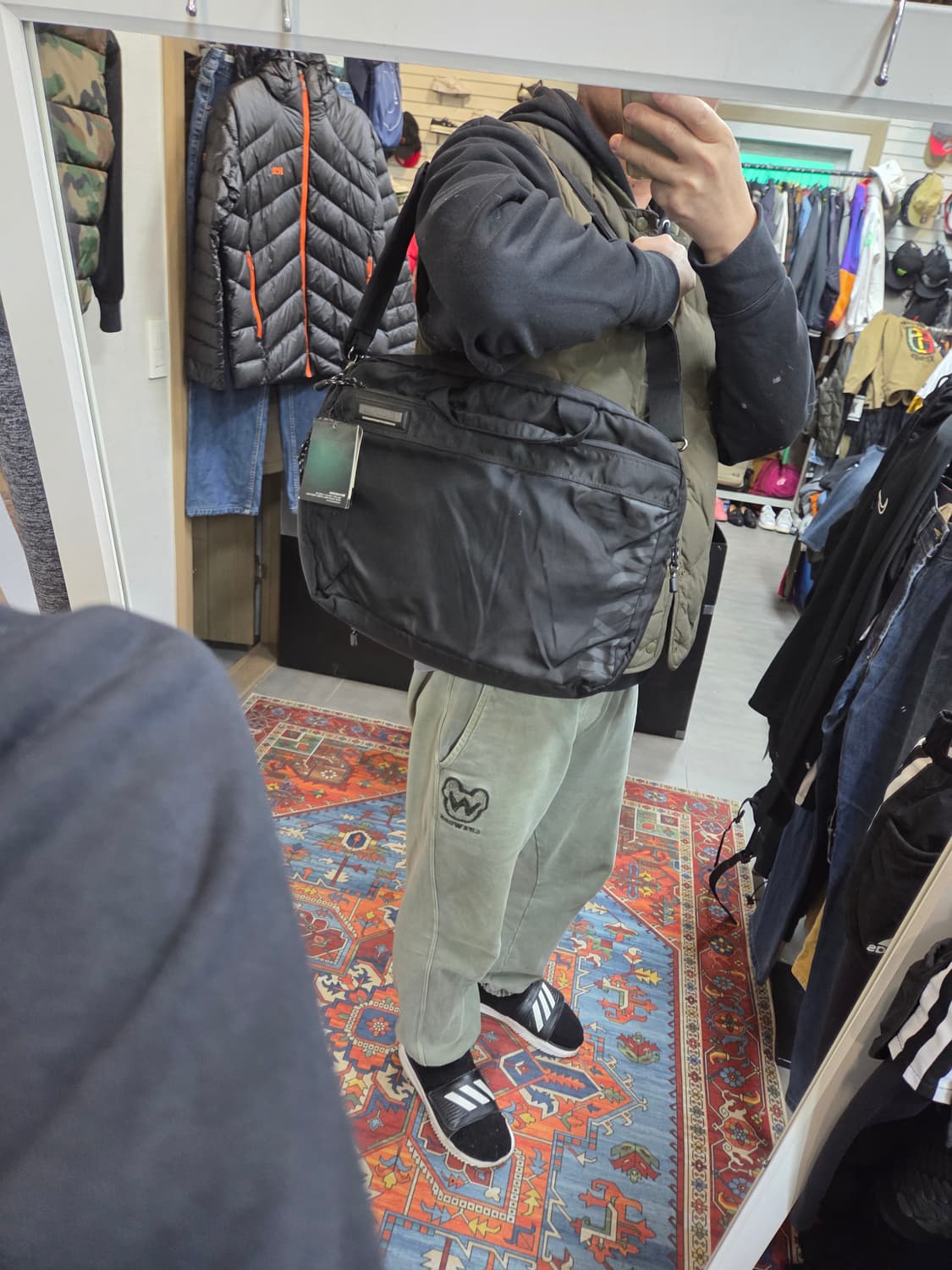 블랙야크 서류가방 노트북가방 크로스백 겸용 백팩  상품이미지8