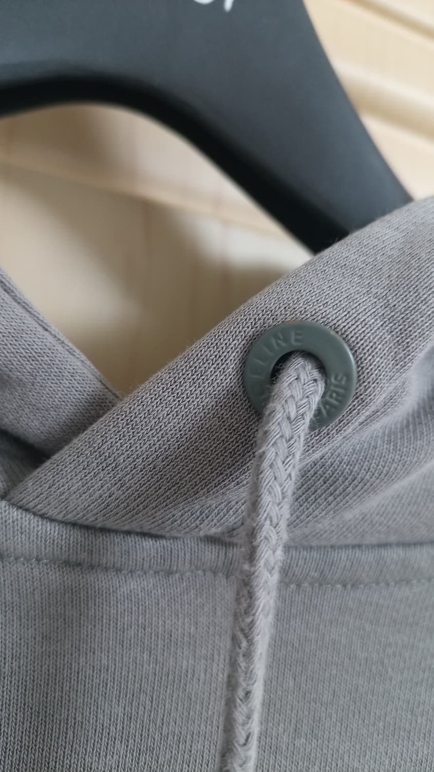 정품 셀린느 톤온톤 로고 루즈 후디 후드티 남여공용 상품이미지5