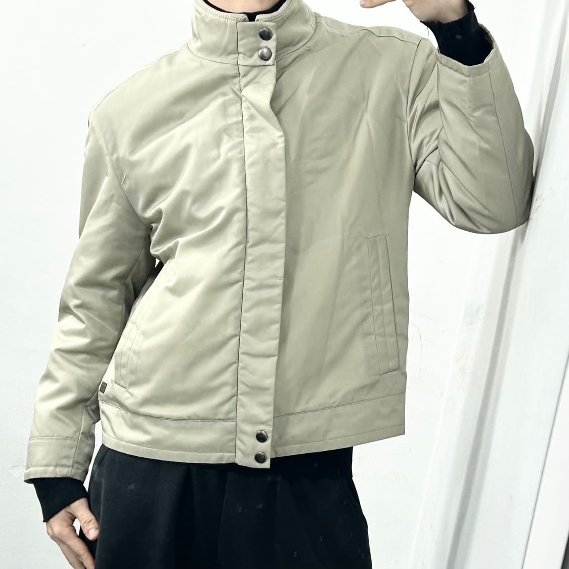 휴고보스 하이넥 나일론 자켓 상품이미지1