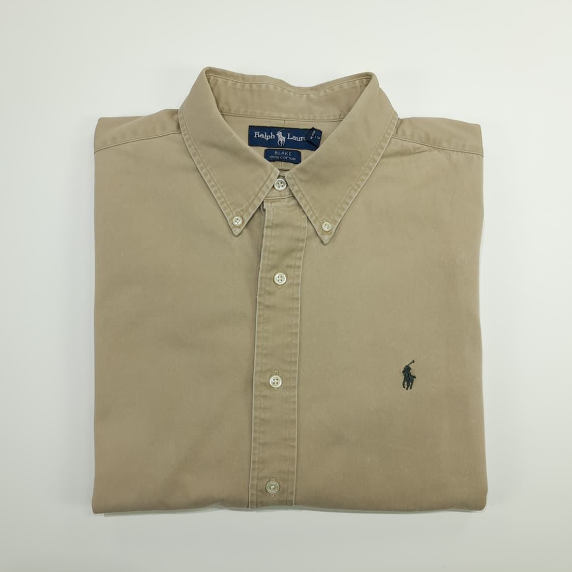 CN693 2XL 폴로 랄프로렌 베이지 긴팔 셔츠 남방 상품이미지8