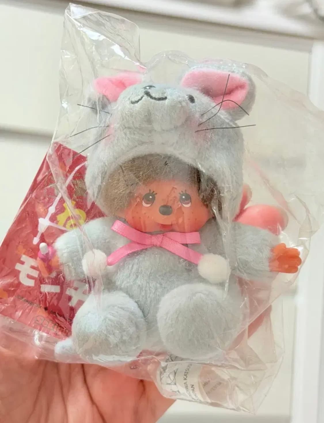 몬치치_쥐 미니키링 상품이미지1