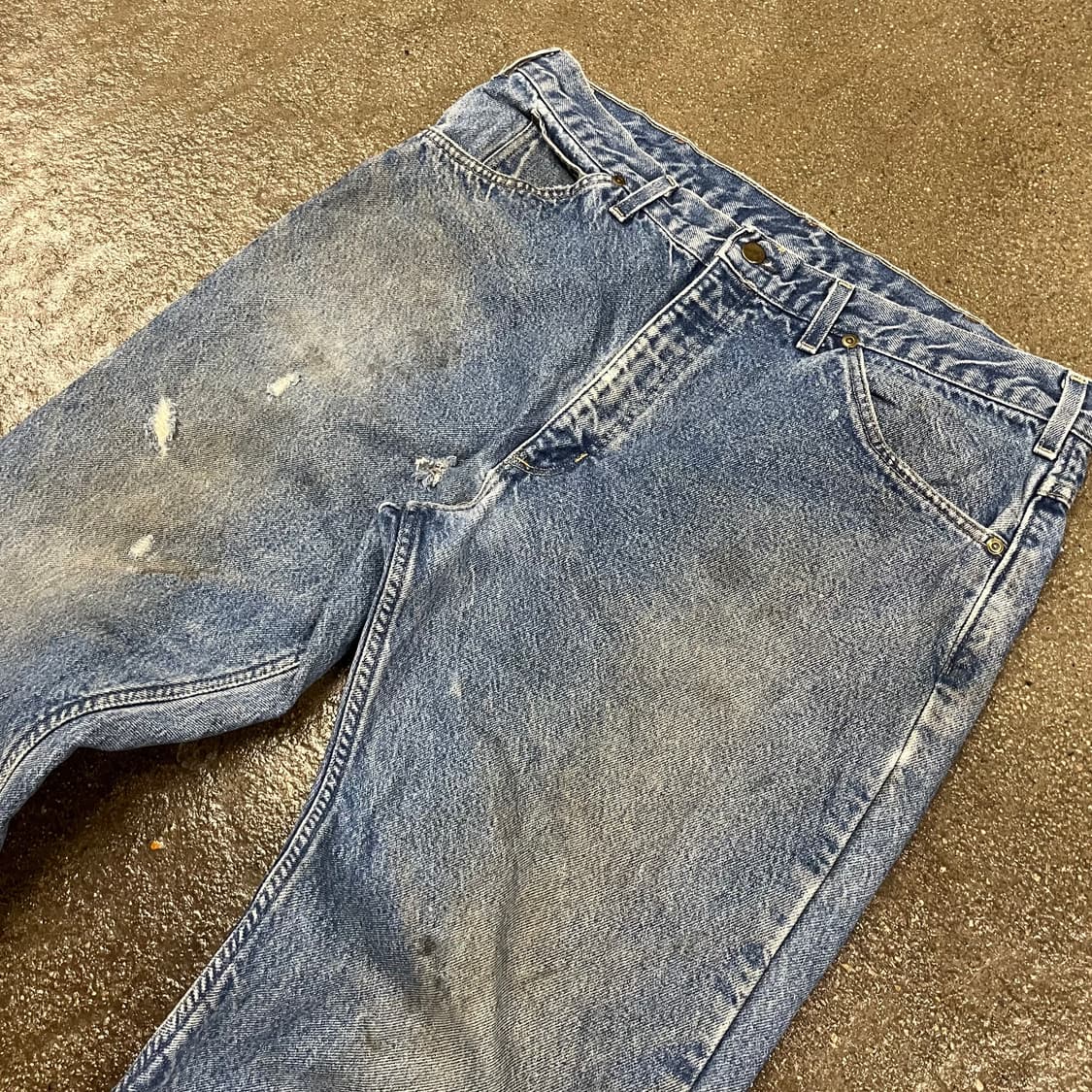 90s Carhartt 플란넬 라인드 데님 팬츠 (37“) 상품이미지3