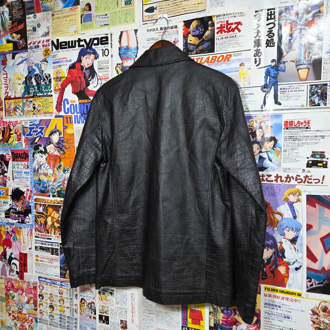 JPN 락시크 파이톤 돈피 리얼레더 가죽 자켓 상품이미지6