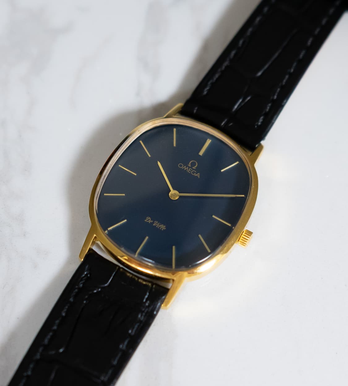 오메가 엘립스 네이비 빈티지 수동 시계 상품이미지2