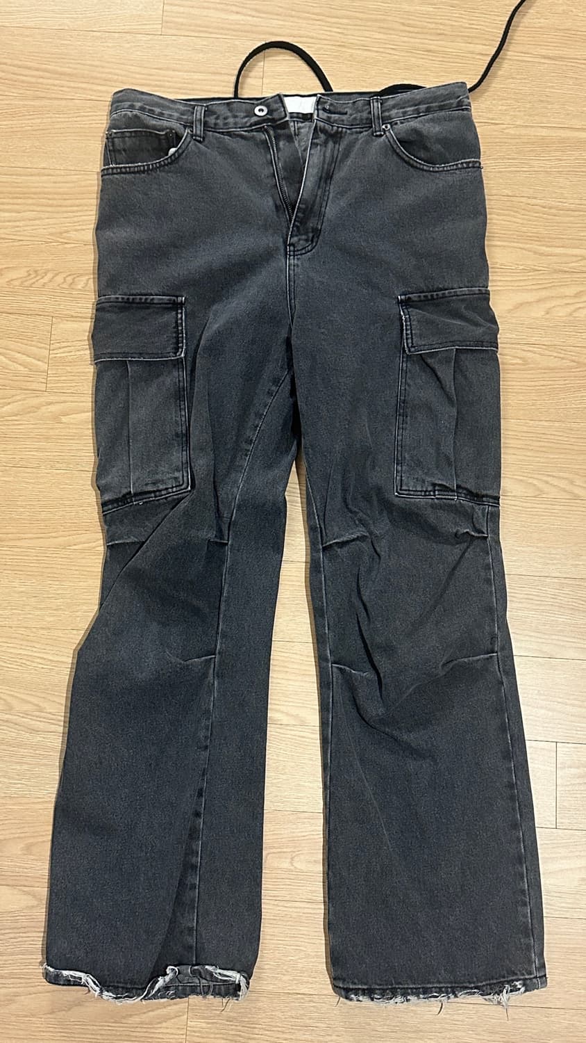 에스이오 S/E/O POCKET DENIM PANTS CHARCOAL 상품이미지3