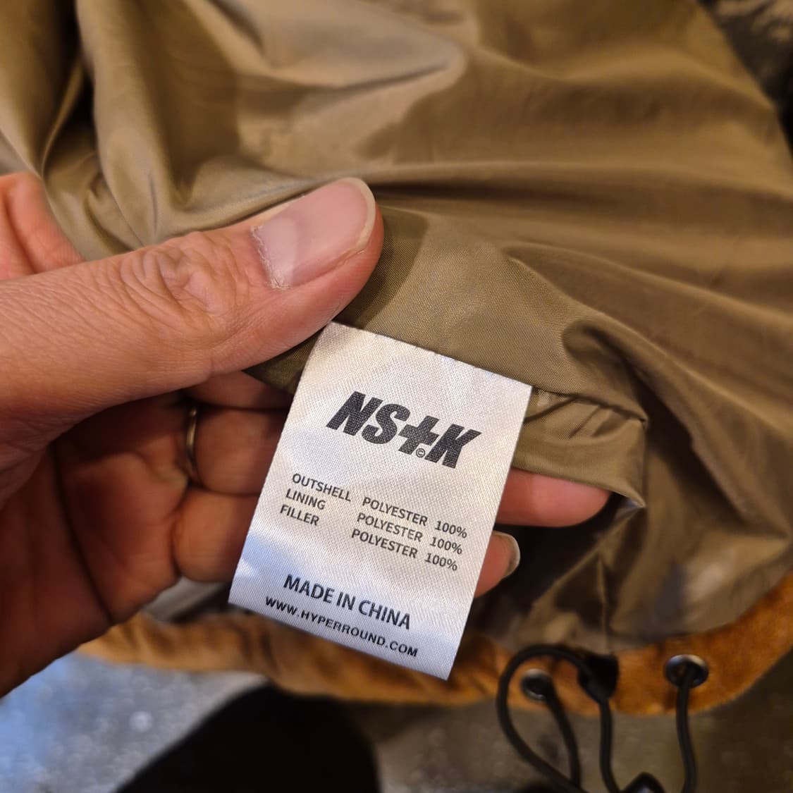 M 네스티 팬시클럽 브라운 패딩점퍼  상품이미지4