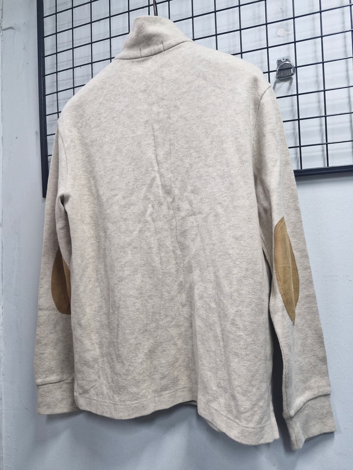 95-100L 폴로랄프로렌 팔꿈치 패치 반집업 니트. 상품이미지8