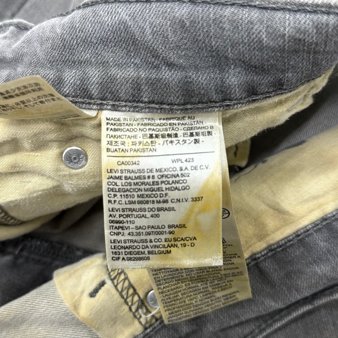 리바이스 514 데님 팬츠 청바지 (6) 상품이미지5