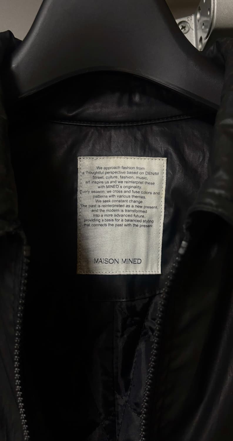 메종미네드 레더 봄버 상품이미지2