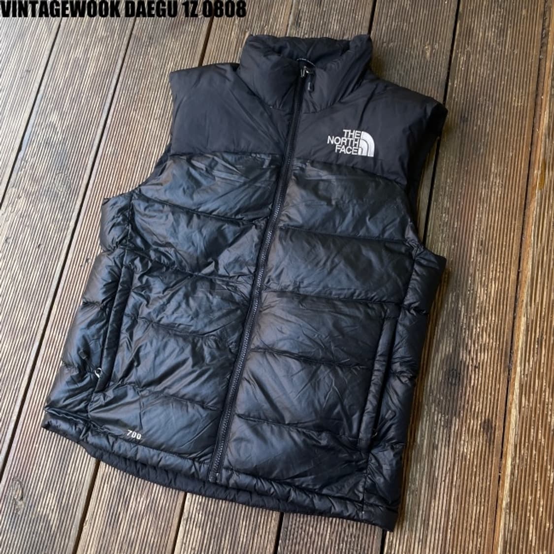 노스페이스 700 눕시 패딩조끼 블랙 상품이미지2