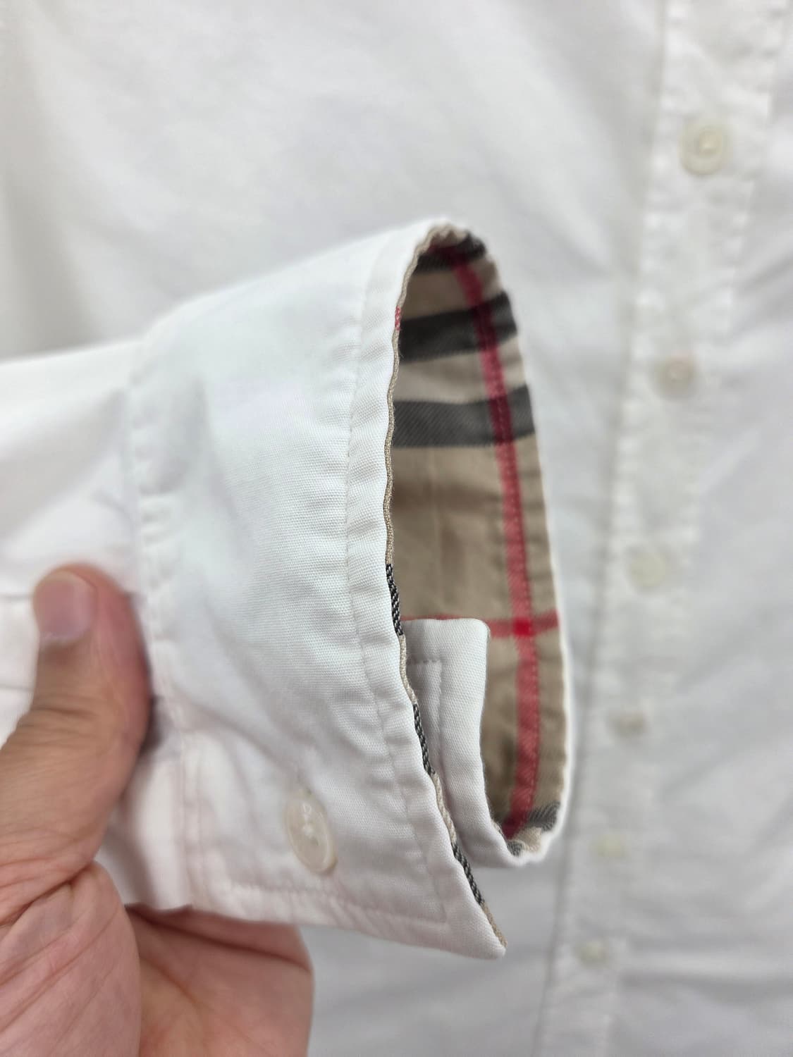S 버버리 화이트 여성 셔츠 상품이미지6