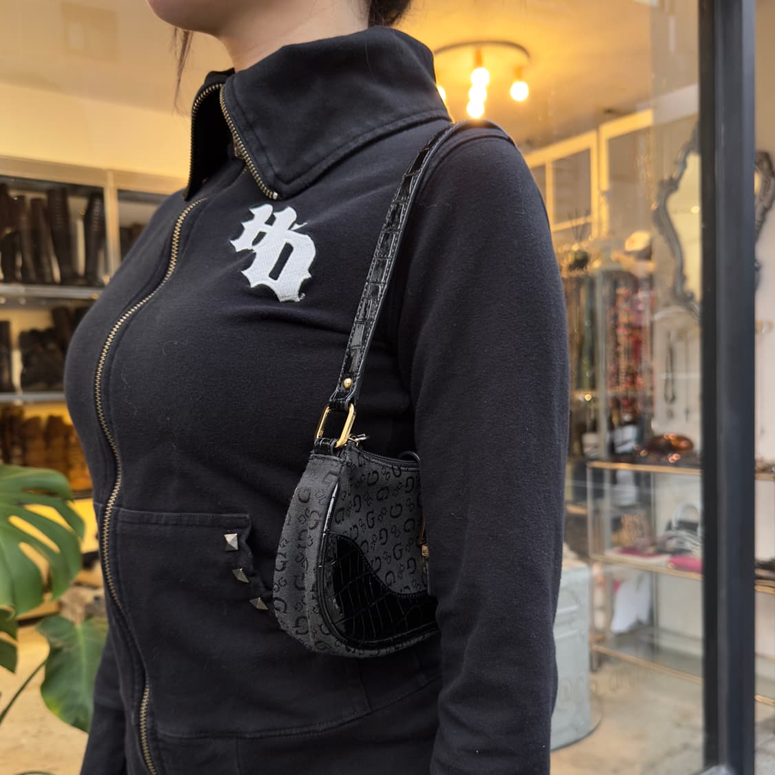 00s Y2K 게스 미니 버클 가방 상품이미지10