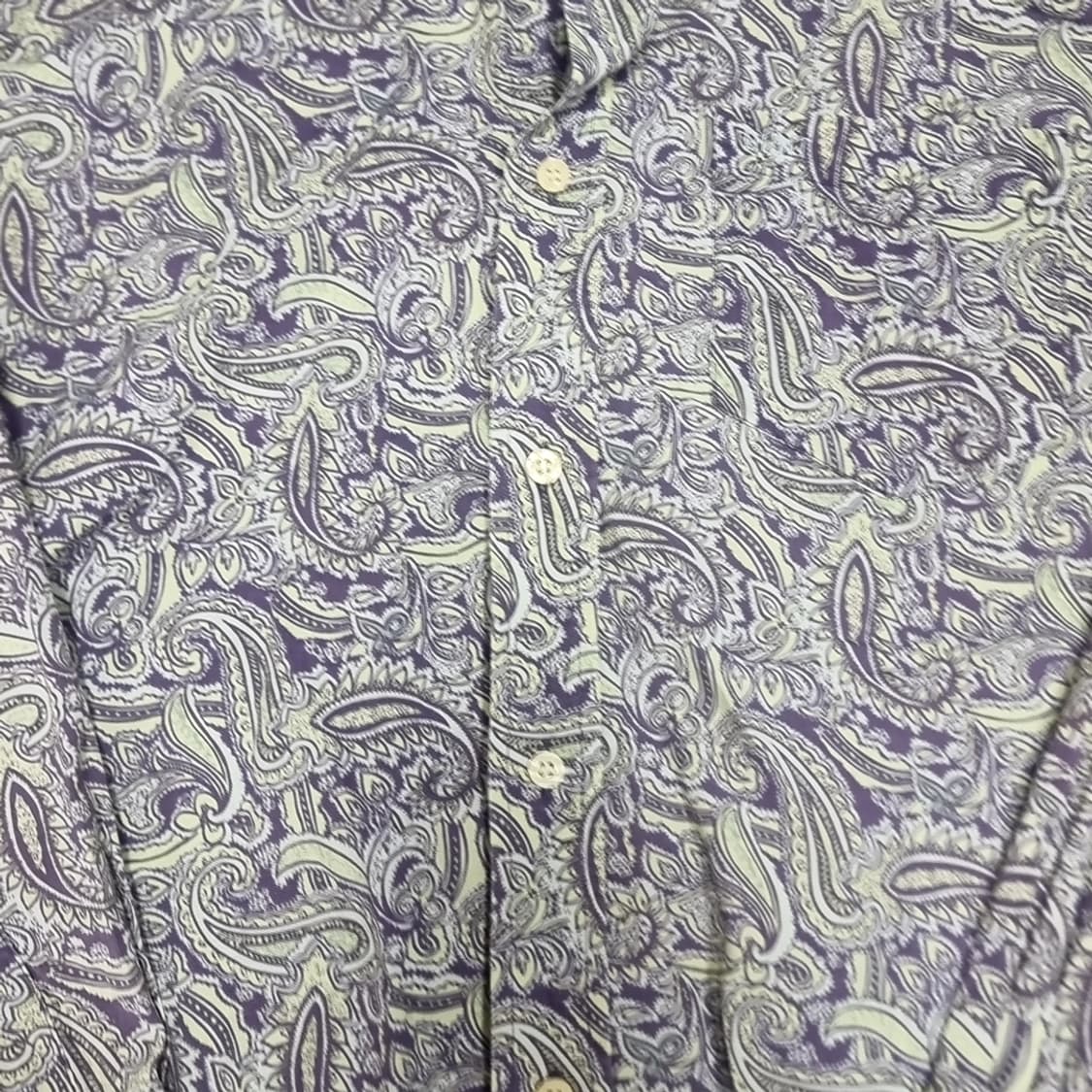 80년대 코리아빈티지 더헌트 페이즐리 긴팔 셔츠(95) 상품이미지2