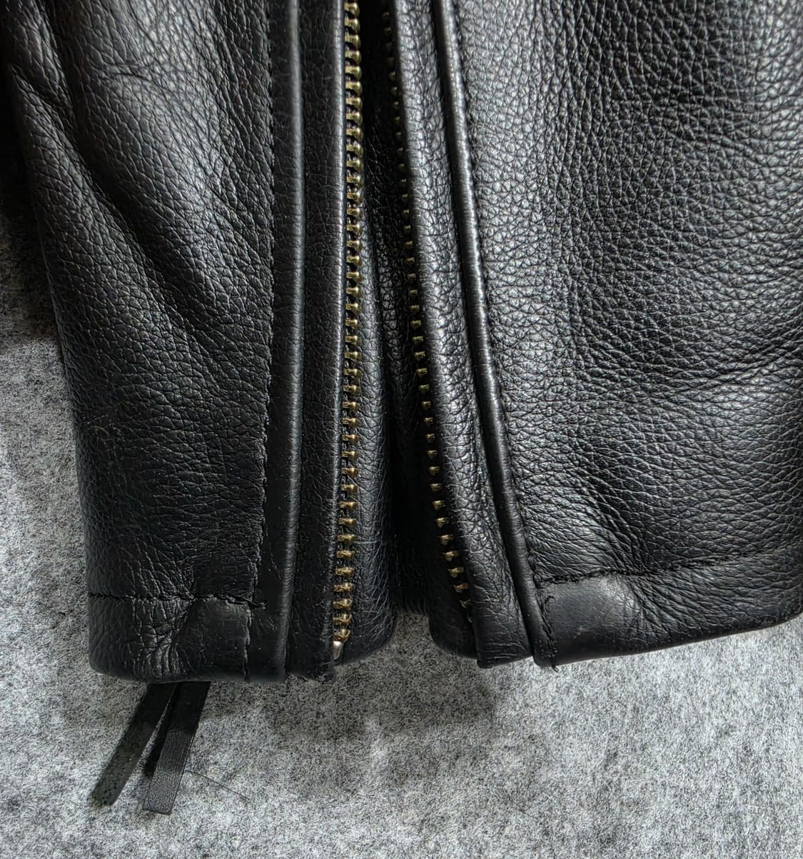 할리 데이비슨 이글 엠보 로고 레이스업 더블 라이더 자켓 가죽자켓 L 상품이미지7