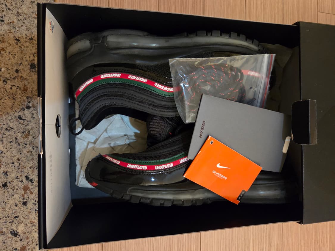 [260]나이키 언디핏 에어맥스 97 블랙 상품이미지9