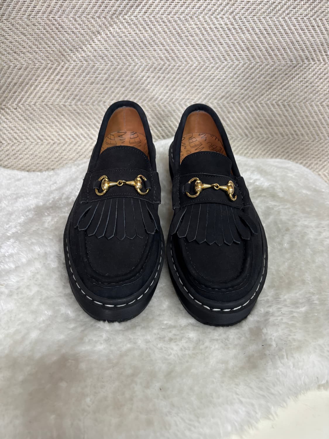 마네부(MANEBU)비치 빌라 스웨이드 로퍼 265 40EU 상품이미지1