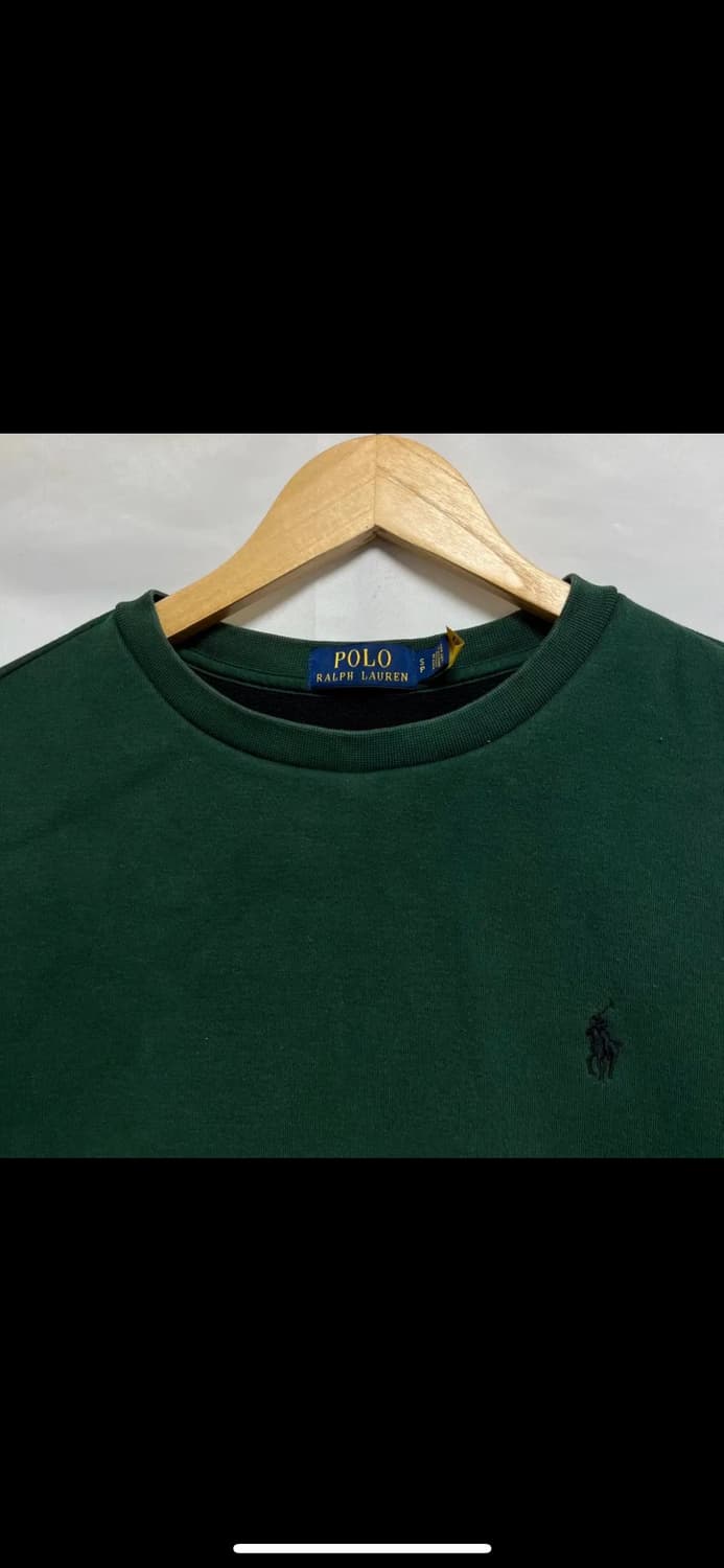 [QR정품/S] 폴로 랄프로렌 기모 초록그린 맨투맨 상품이미지3