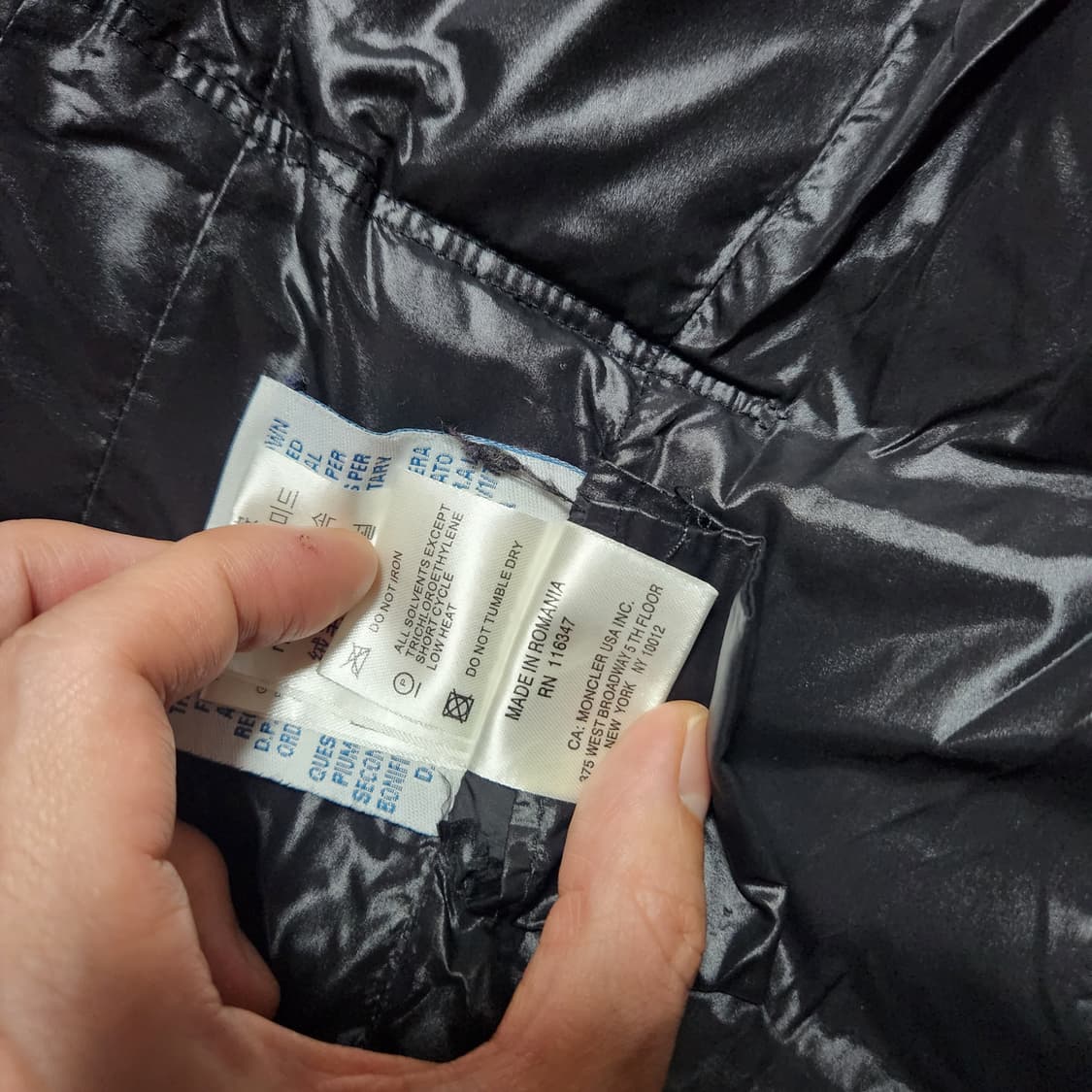 몽클레어 여성 롱패딩 블랙 상품이미지9