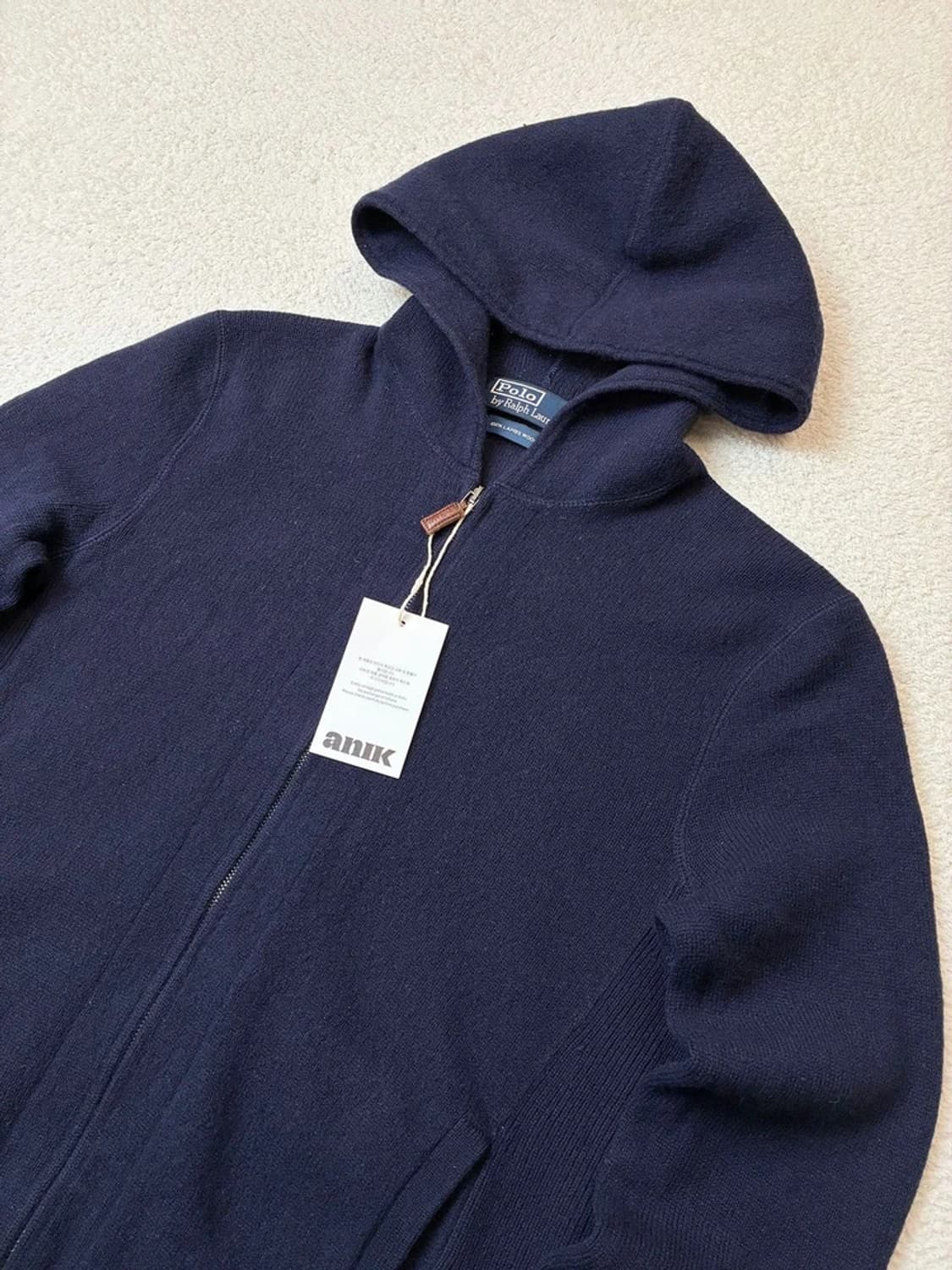 폴로 랄프로렌 90's 램스 울 니트 후드 집업 PN6288     상품이미지2