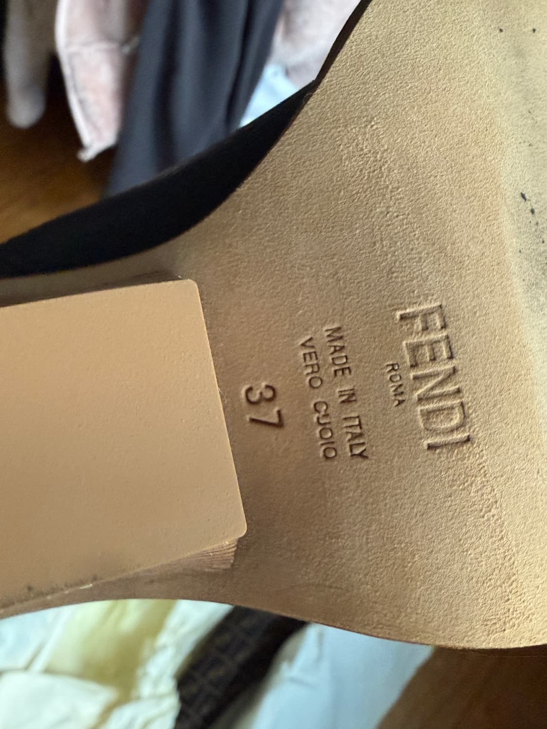 (새제품) 펜디 FF 로고 롱 부츠 37 상품이미지8