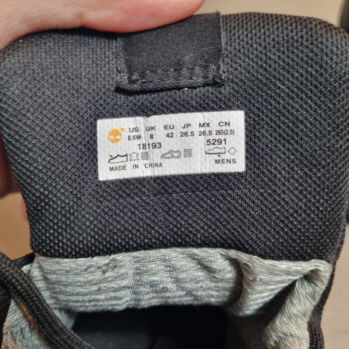 팀버랜드 고어텍스 6인치 워크부츠 265mm A631 상품이미지5