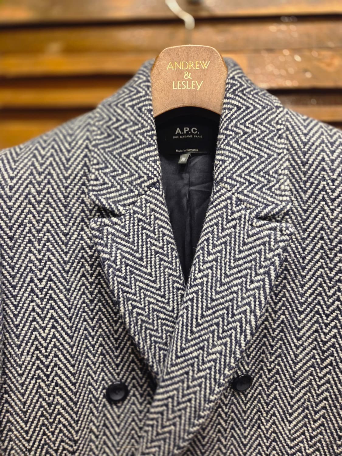 아페세 더블브레스티드코트  상품이미지2