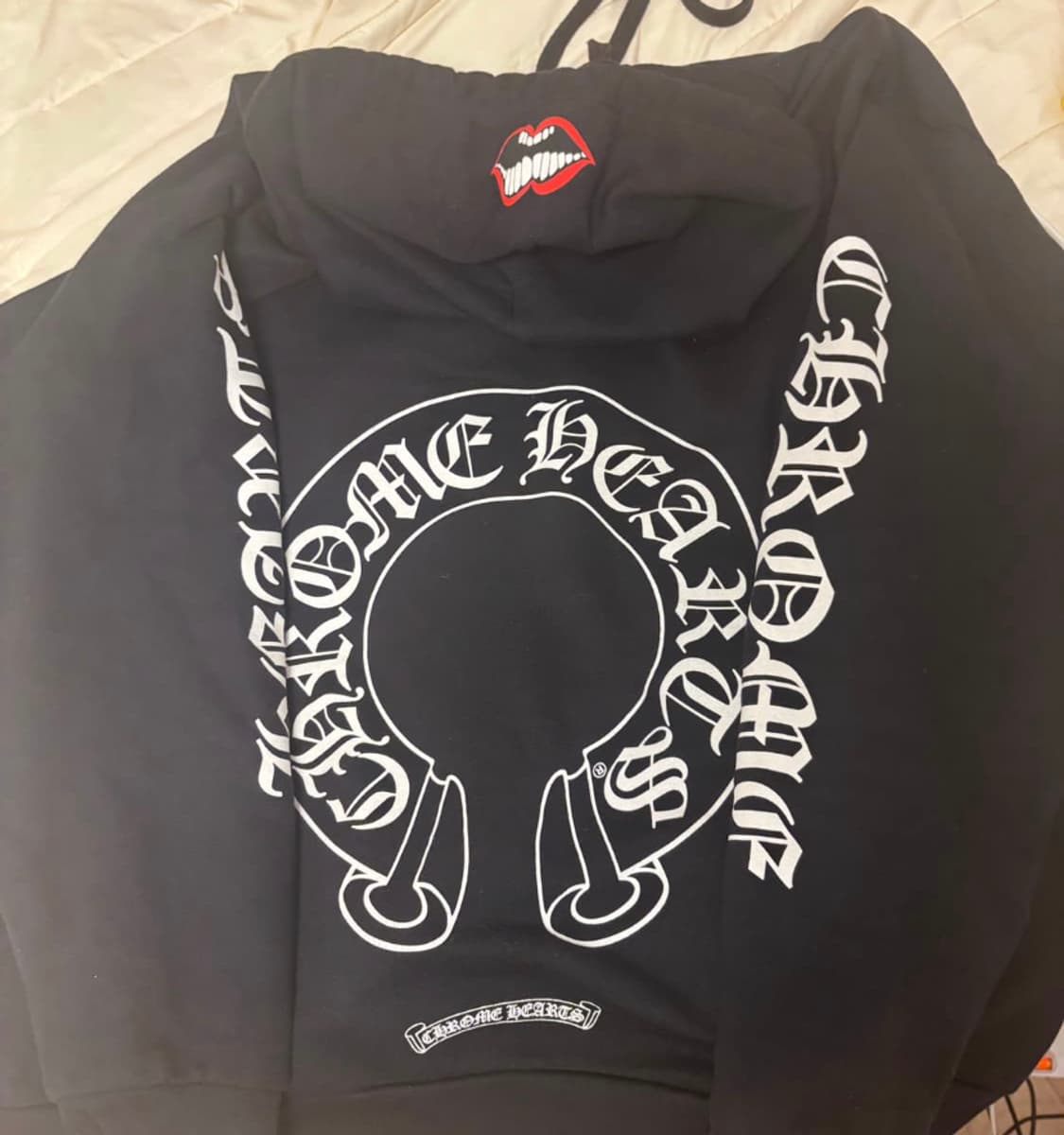 [정품] 크롬하츠 메티보이 촘퍼 홀스슈 후드티 블랙 XL
 상품이미지2