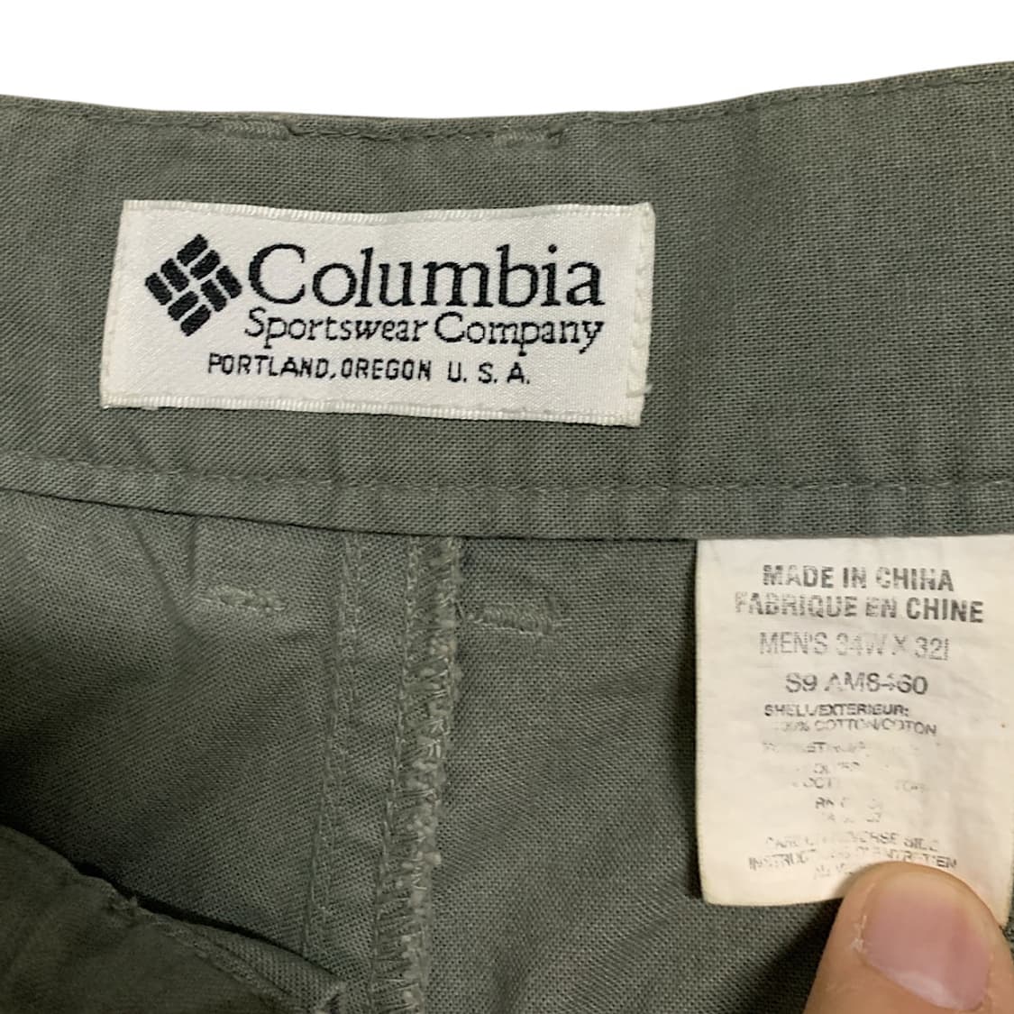 USA 컬럼비아 빈티지 코튼 카고 팬츠 34 상품이미지2