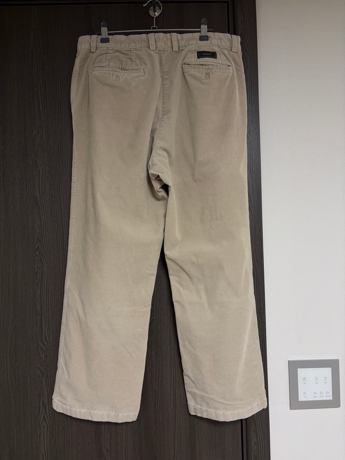 HAZZYS 헤지스 베이지 코듀로이 바지 32 상품이미지2