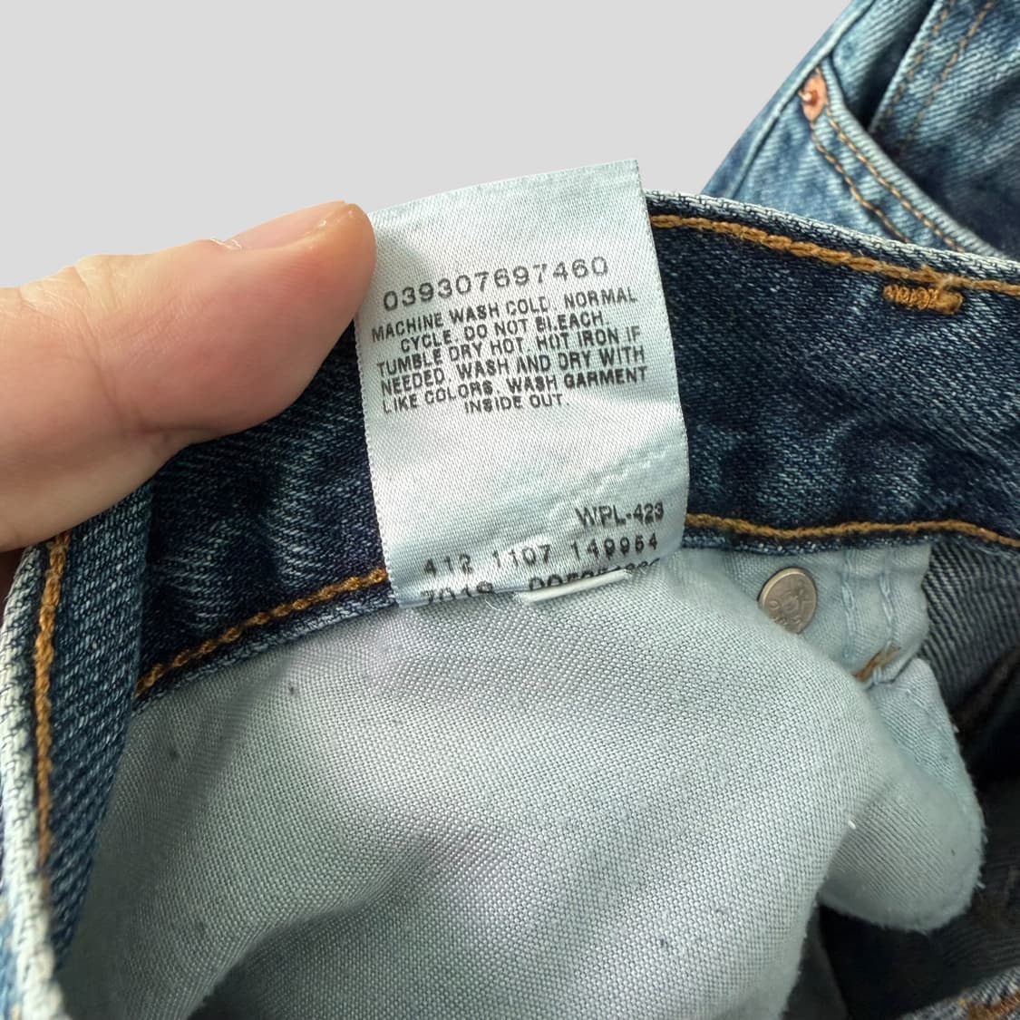 (38)리바이스 505 레귤러핏 데님 청바지 상품이미지9