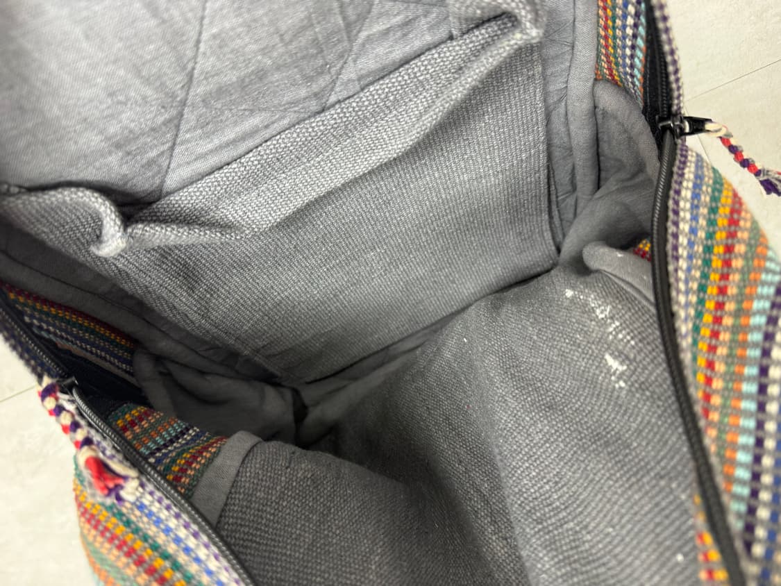 •히피 에스닉 멀티패턴 패브릭 백팩 상품이미지6