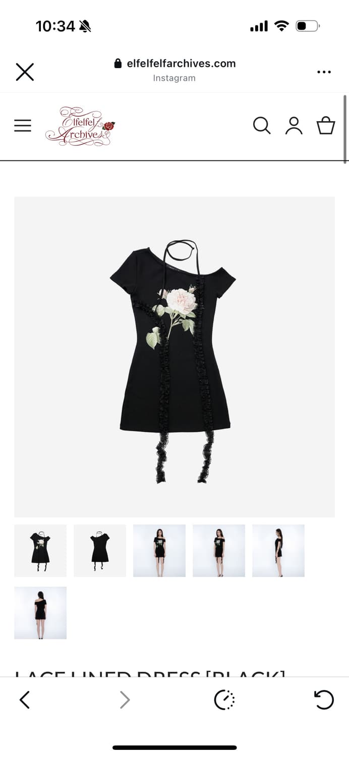 elfelfelf archives 엘프엘프엘프 아카이브 미니 원피스 상품이미지1