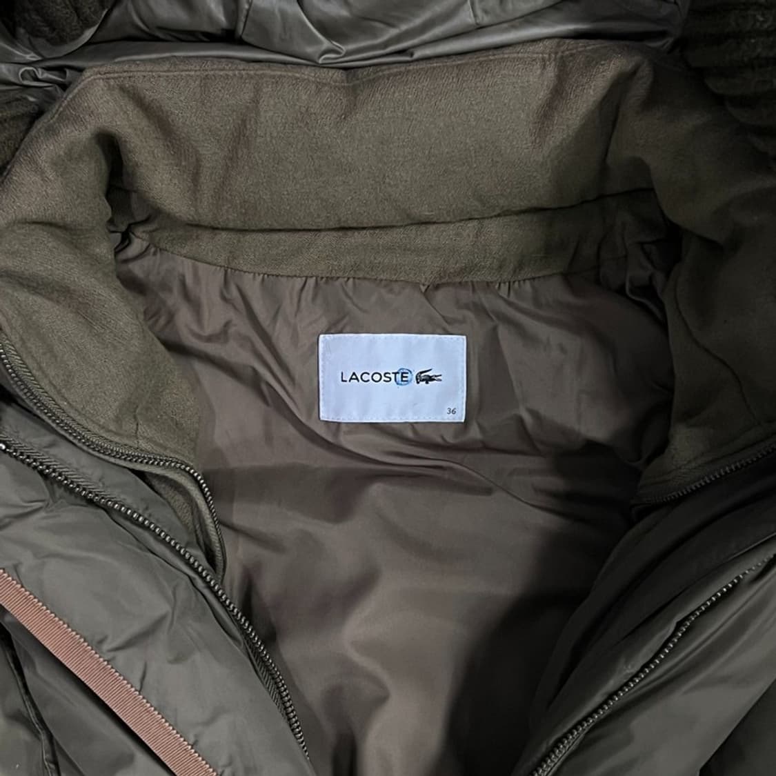 라코스테 니트후드 덕다운 패딩 v1090 상품이미지6
