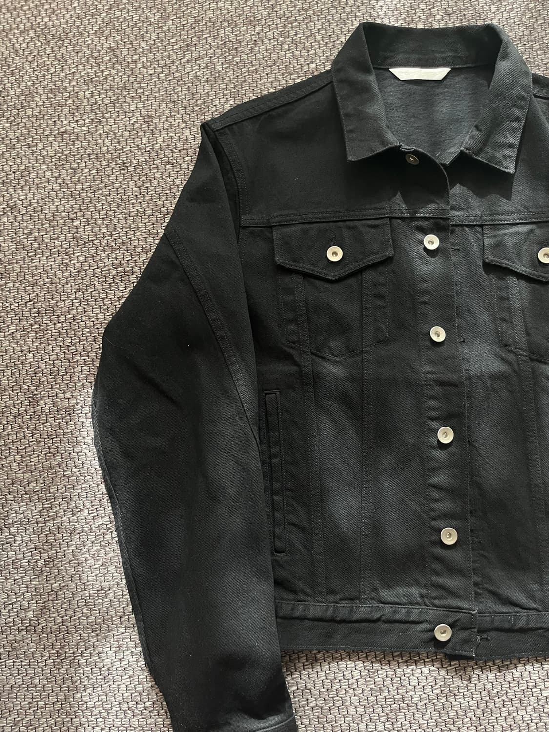 [50] 강정석 블랙 데님 자켓 상품이미지4