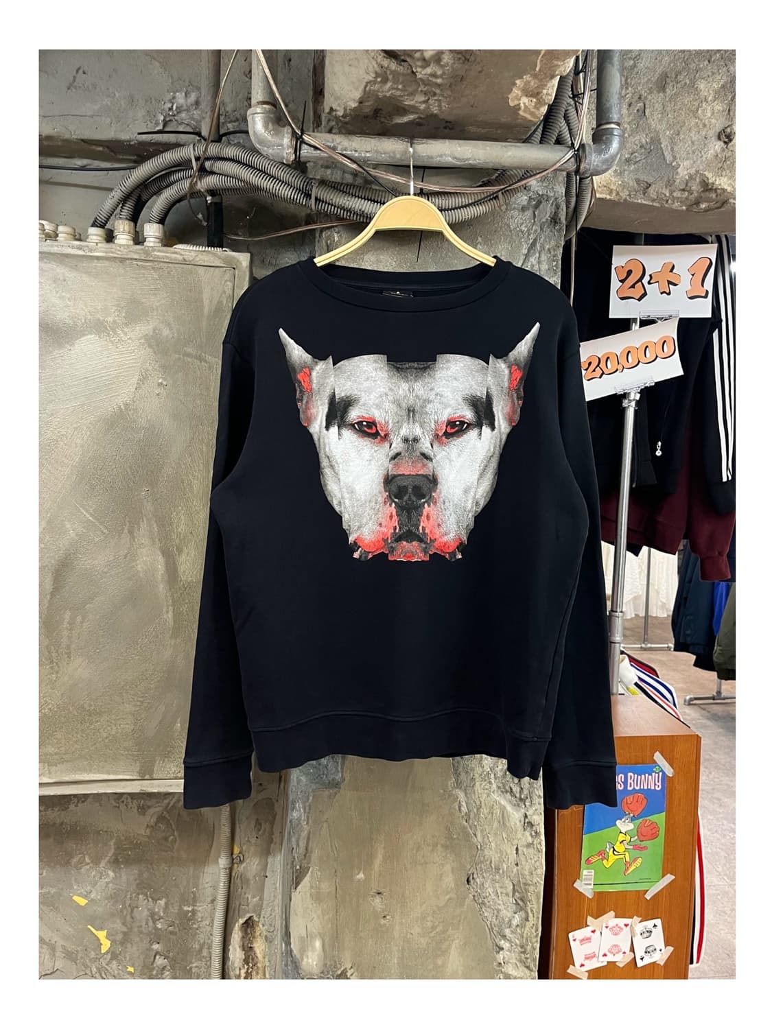 마르셀로 블론 맨투맨 블랙 M #csz3662 상품이미지1