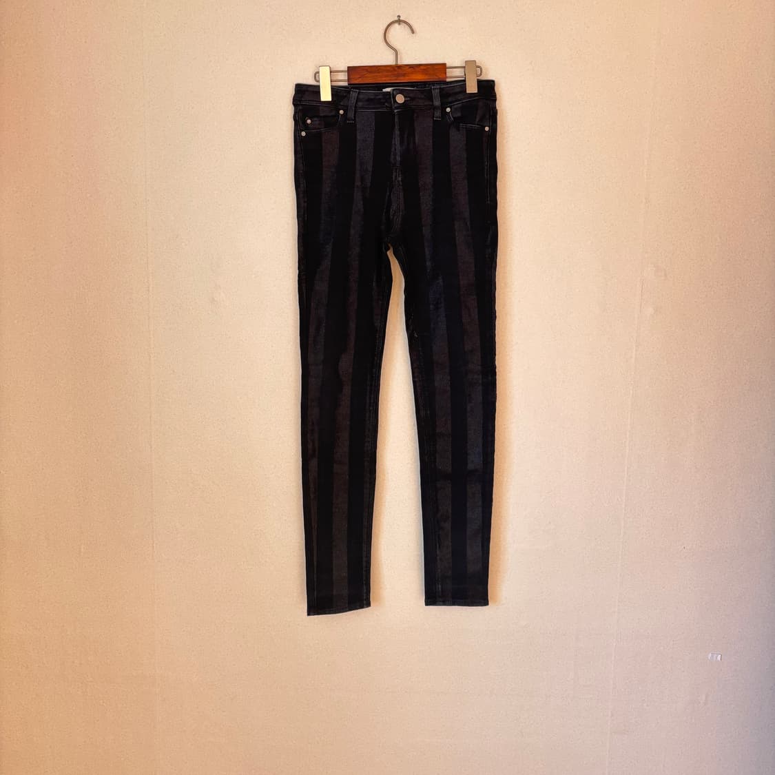 IRO 이로 메탈릭 스트라이프 28 슬림 스키니진 드레이크 이태리 상품이미지1