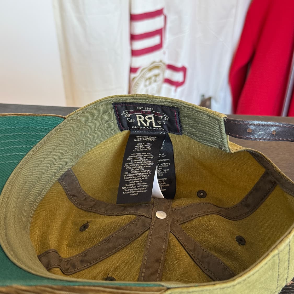 RRL 오일클로스 캡 상품이미지2