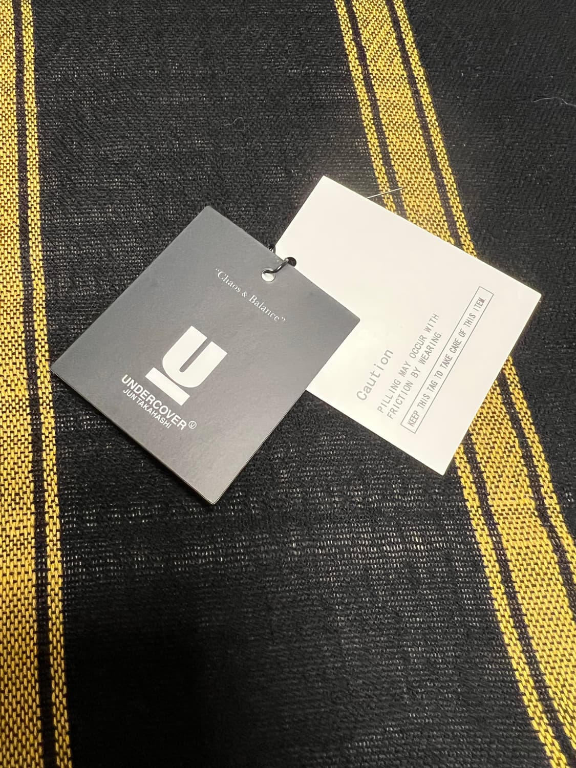 언더커버 / 코튼 실크 혼방 자카드 스카프 상품이미지7