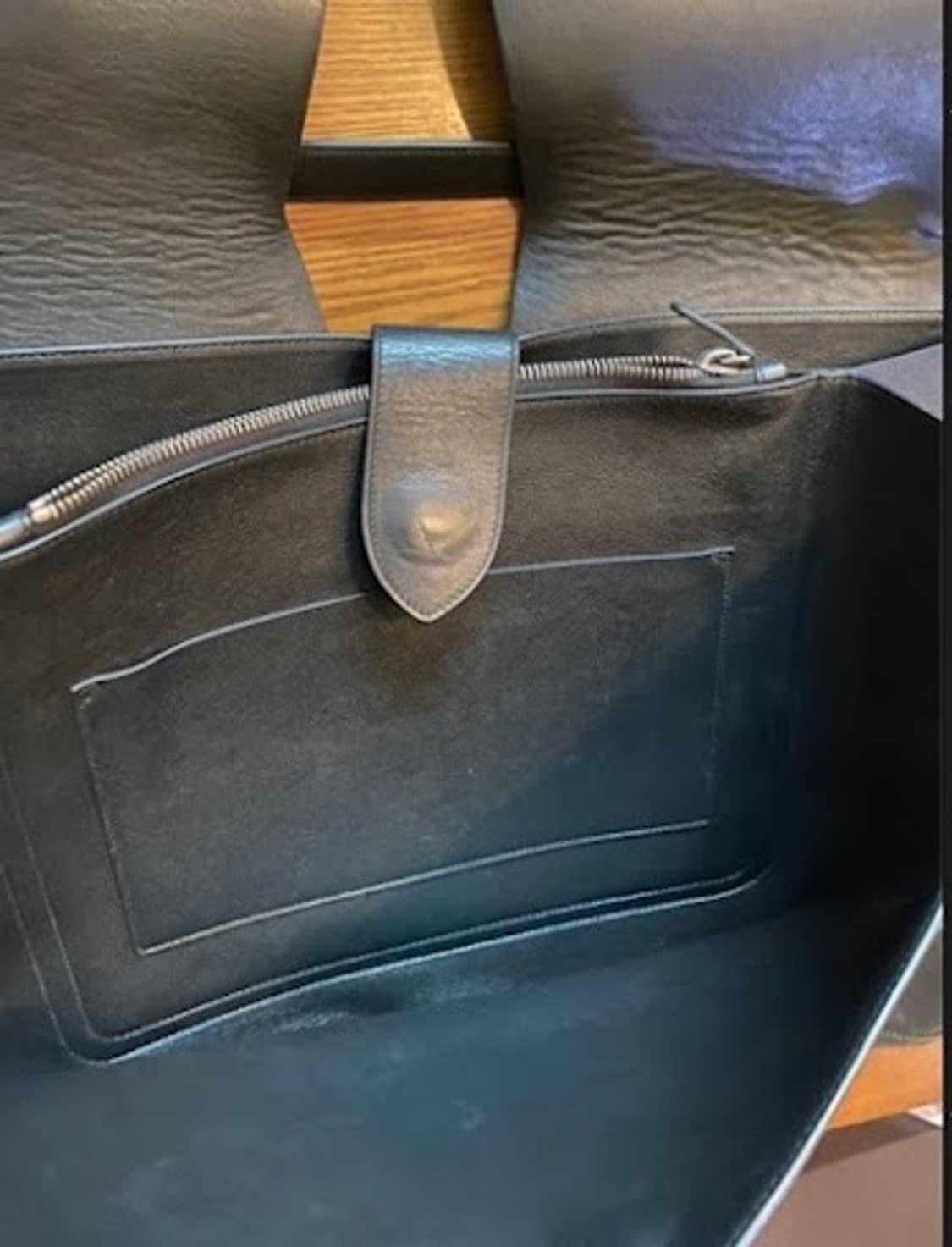 [Jil Sander] 질샌더 미니멀 블랙 레더 백 (상태최상) 상품이미지6